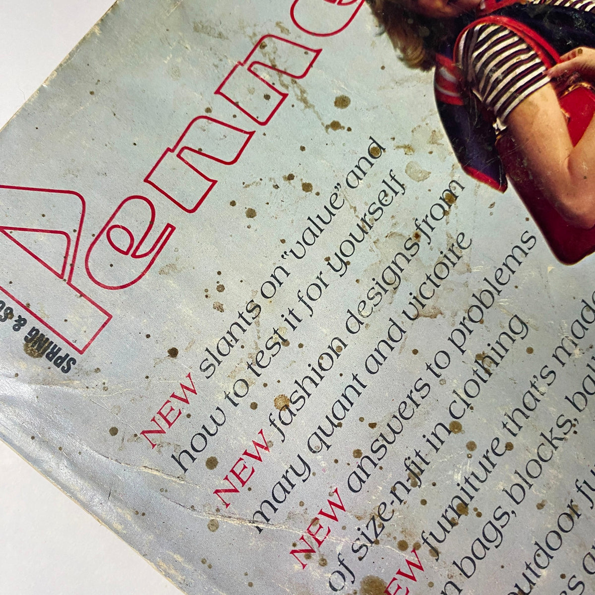 Cover of the 1971 JC Penneys Spring and Summer Store Catalog featuring the word 'Penneys' in bold red letters, with a model holding a stylish red handbag, showcasing vintage fashion trends.