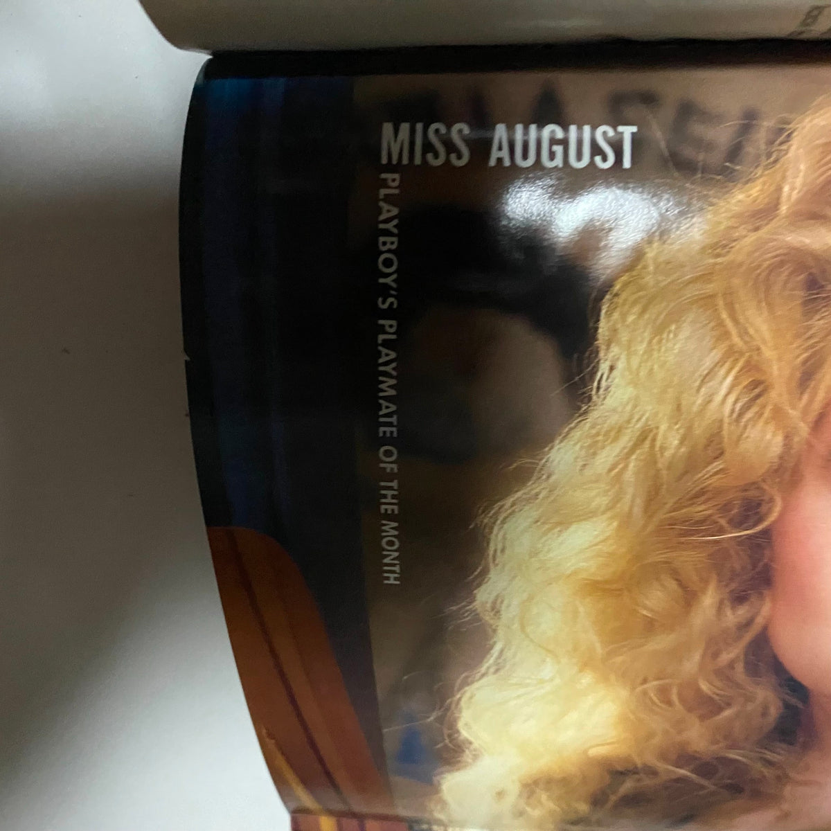 Inside view of Playboy Magazine August 1988 displaying the feature titled 'Miss August', celebrating the iconic Playmate Helle Michaelsen.