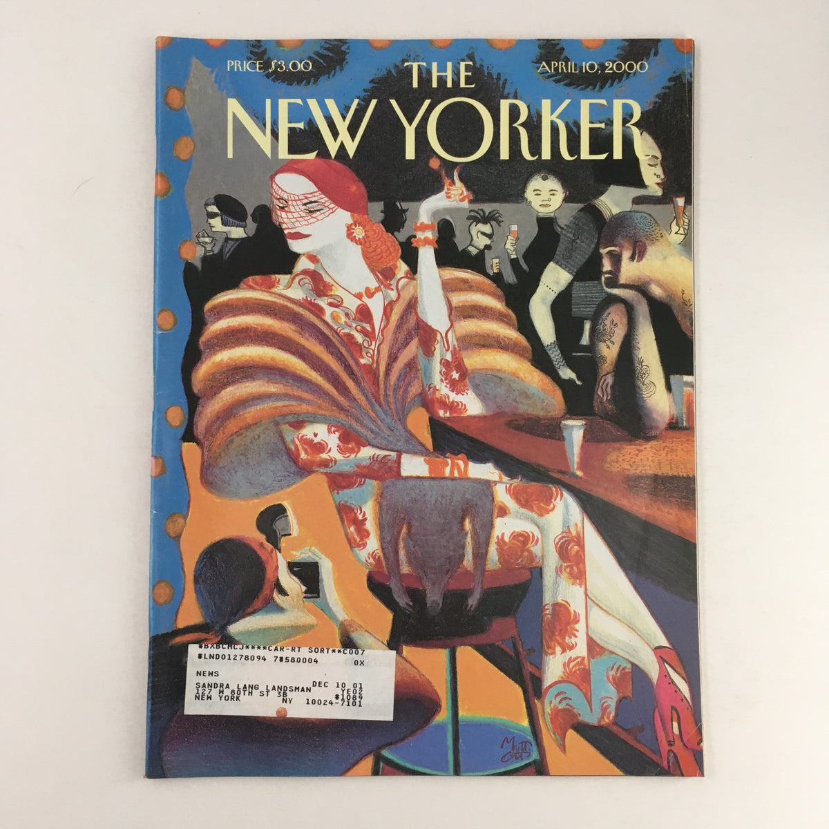 The New Yorker Full Magazine April 10 2000 Night Life by Lorenzo Mattotti