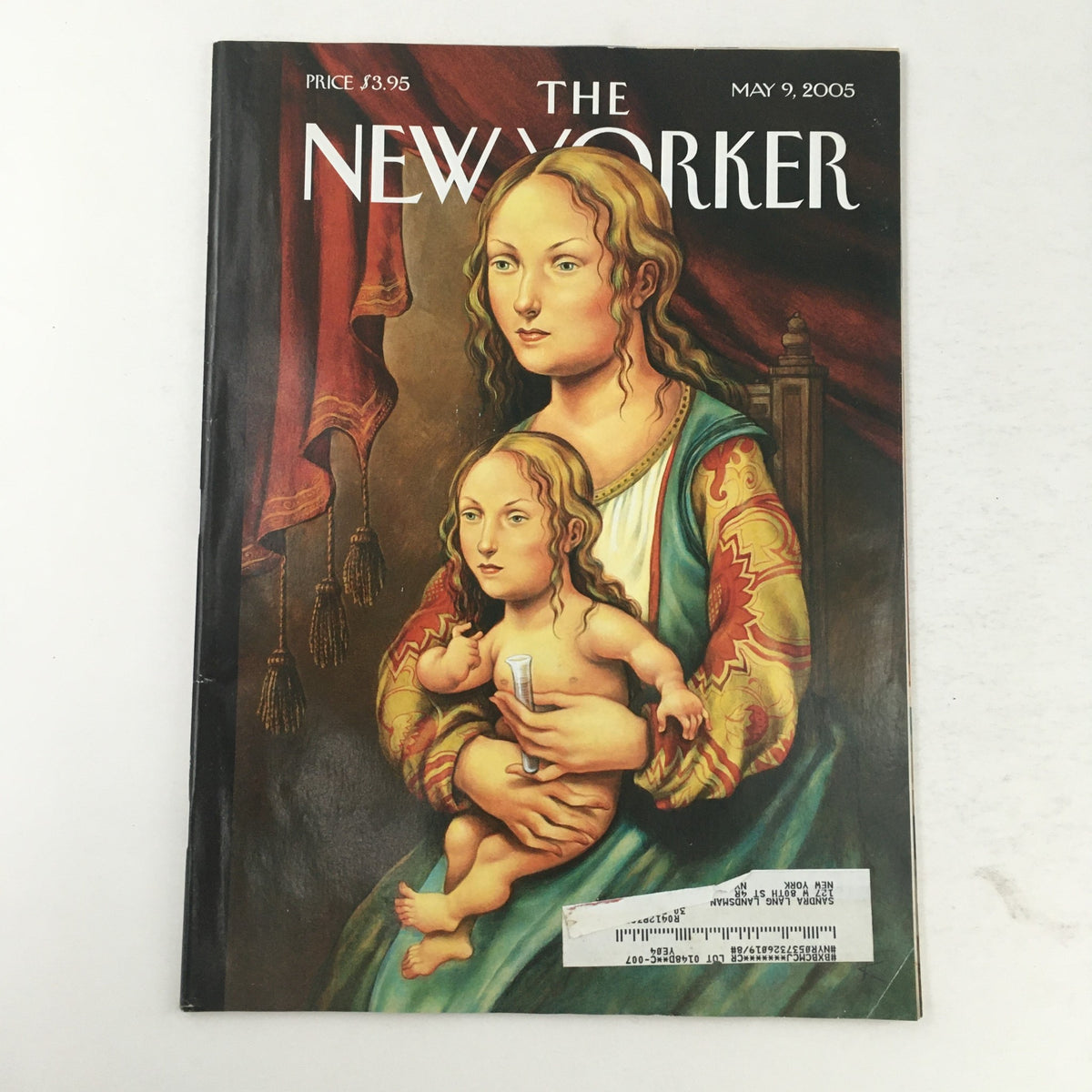 The New Yorker Full Magazine May 9 2005 featuring the cover artwork 'Like Mother & Like Daughter' by Anita Kunz, showcasing a mother and child in a vintage illustration style.