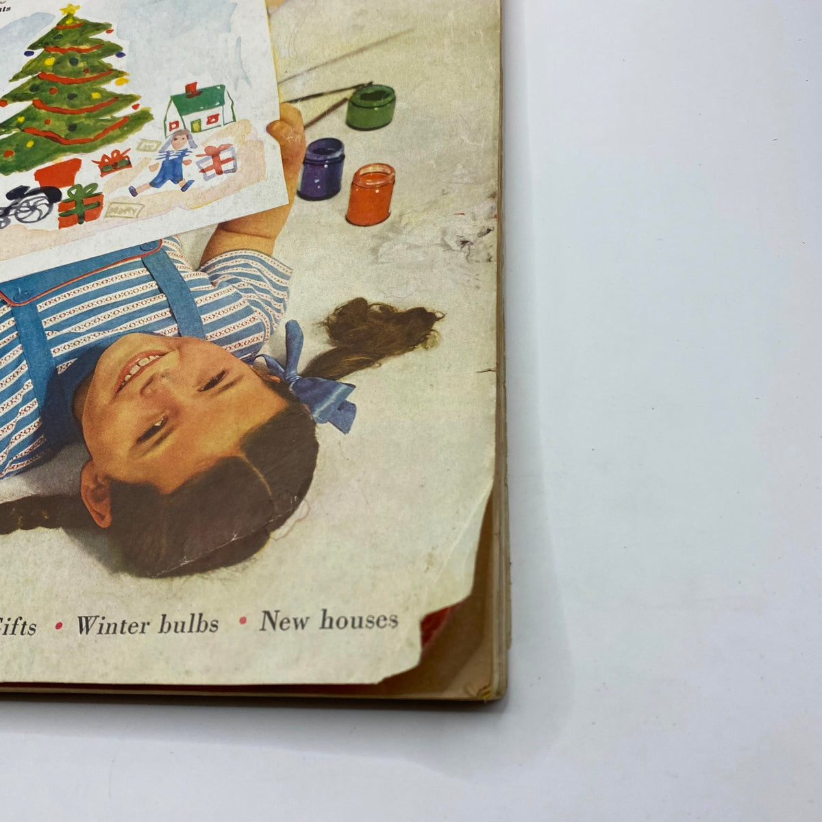 Vintage Better Homes & Gardens Magazine December 1948 Christmas Decor GD Interior