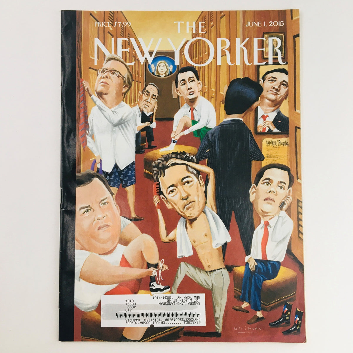 The New Yorker June 1 2015 Full Magazine Theme Cover by Mark Ulriksen featuring an illustration of various characters in a satirical style.