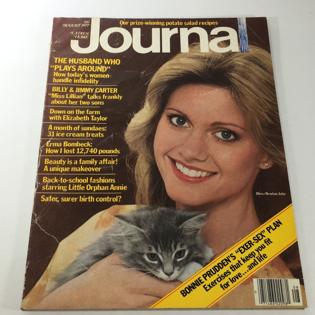 Vintage Journal Magazine: August 1977 - Olivia Newton-John / Erma Bombeck Issue