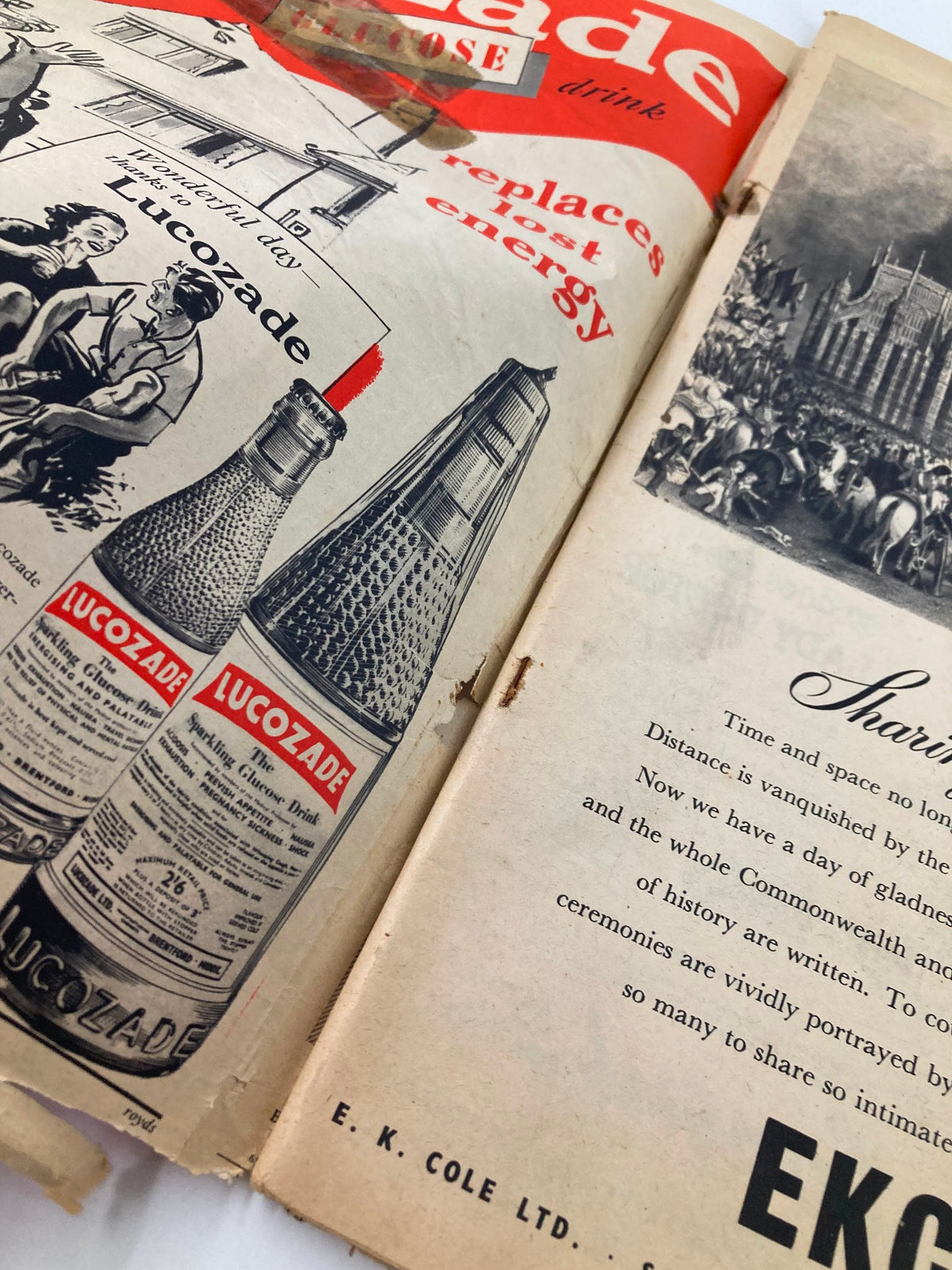 Vintage Picture Post Magazine June 13 1953 Vol 59 #11 Queen Elizabeth II No Label