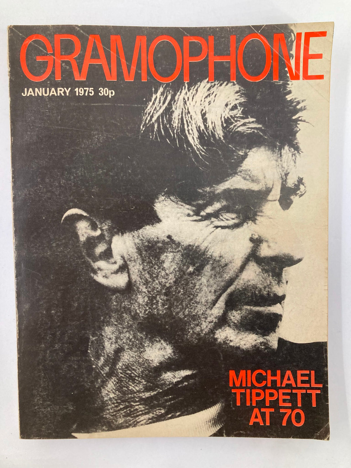Gramophone Magazine, January 1975, Vol. 52 No. 620: Featuring Michael Tippett at 70 on the cover