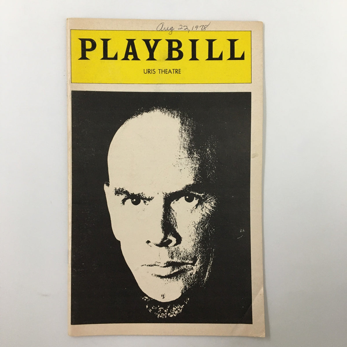 1978 Playbill for Uris Theatre featuring Rodgers & Hammerstein's The King and I, showcasing a dramatic black and white cover portrait.