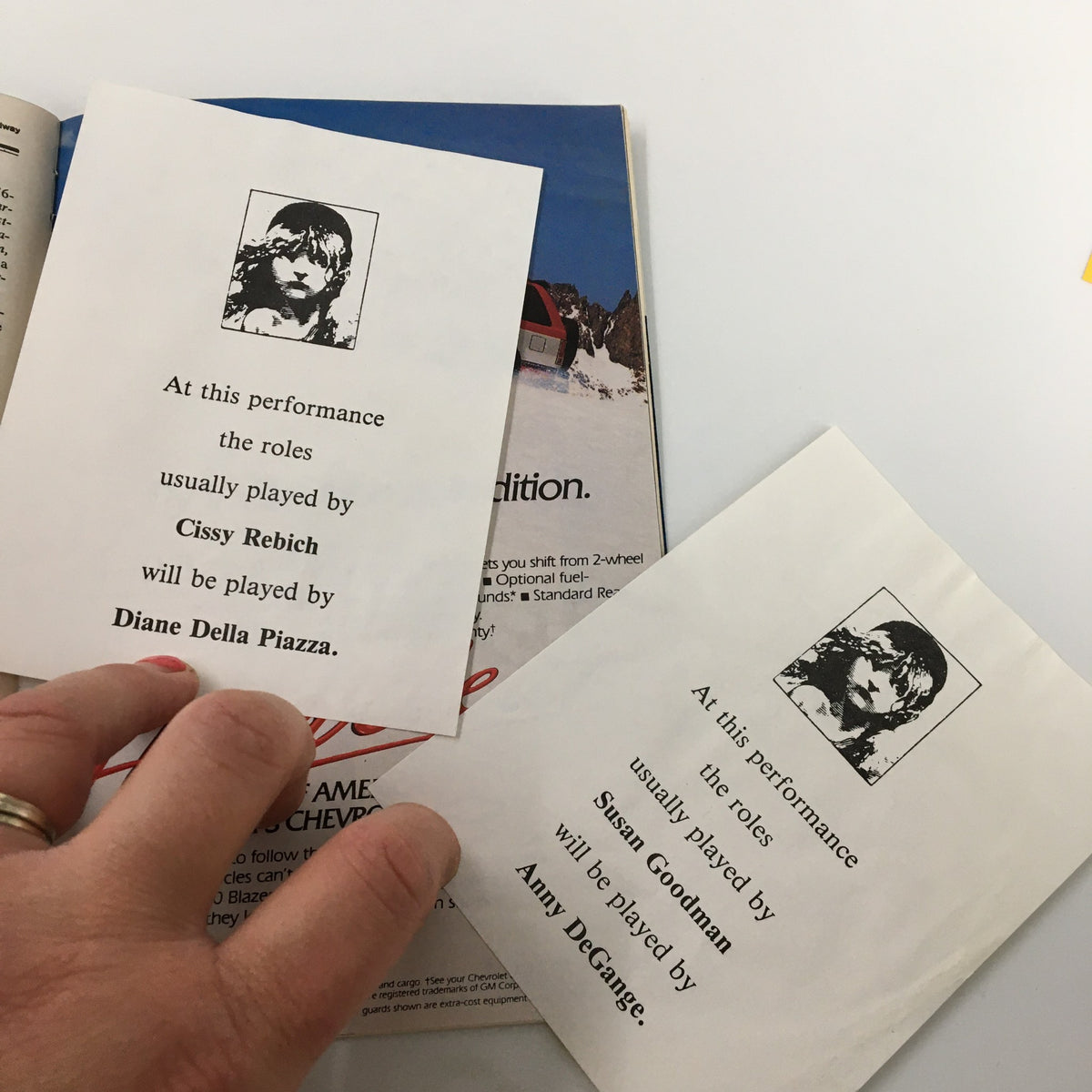 1989 Les Misérables Playbill