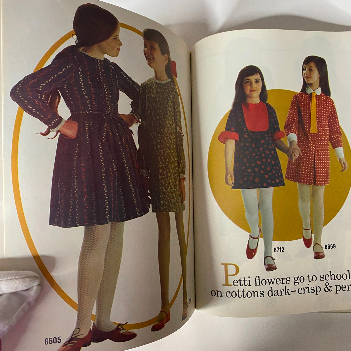 1967 January Simplicity Catalog depicting youthful sewing patterns for girls, showcasing playful designs and vibrant colors in children's fashion.