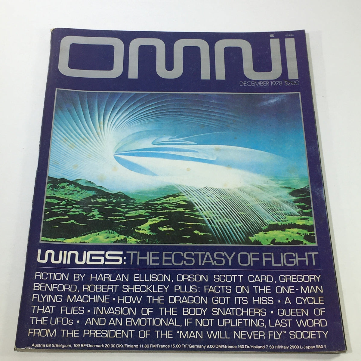 Vintage Omni Magazine: December 1978 - Wings: The Ecstasy Of Flight / No Label
