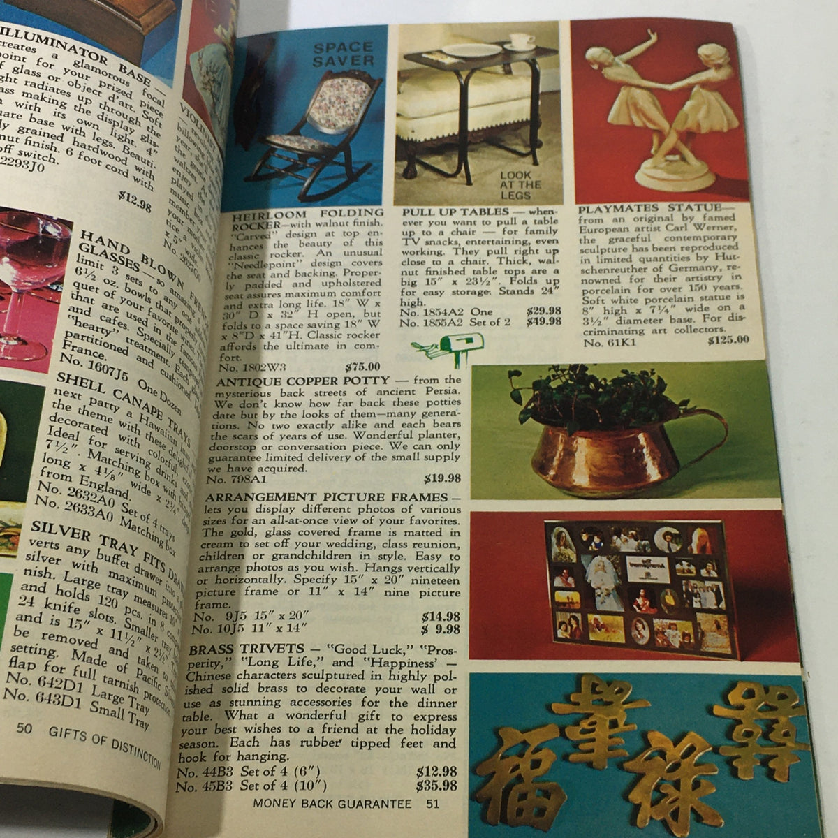 Interior page of the VTG Taylor Gifts Catalog Since 1953: Spring 1978 - presents a selection of unique household items and collectibles.