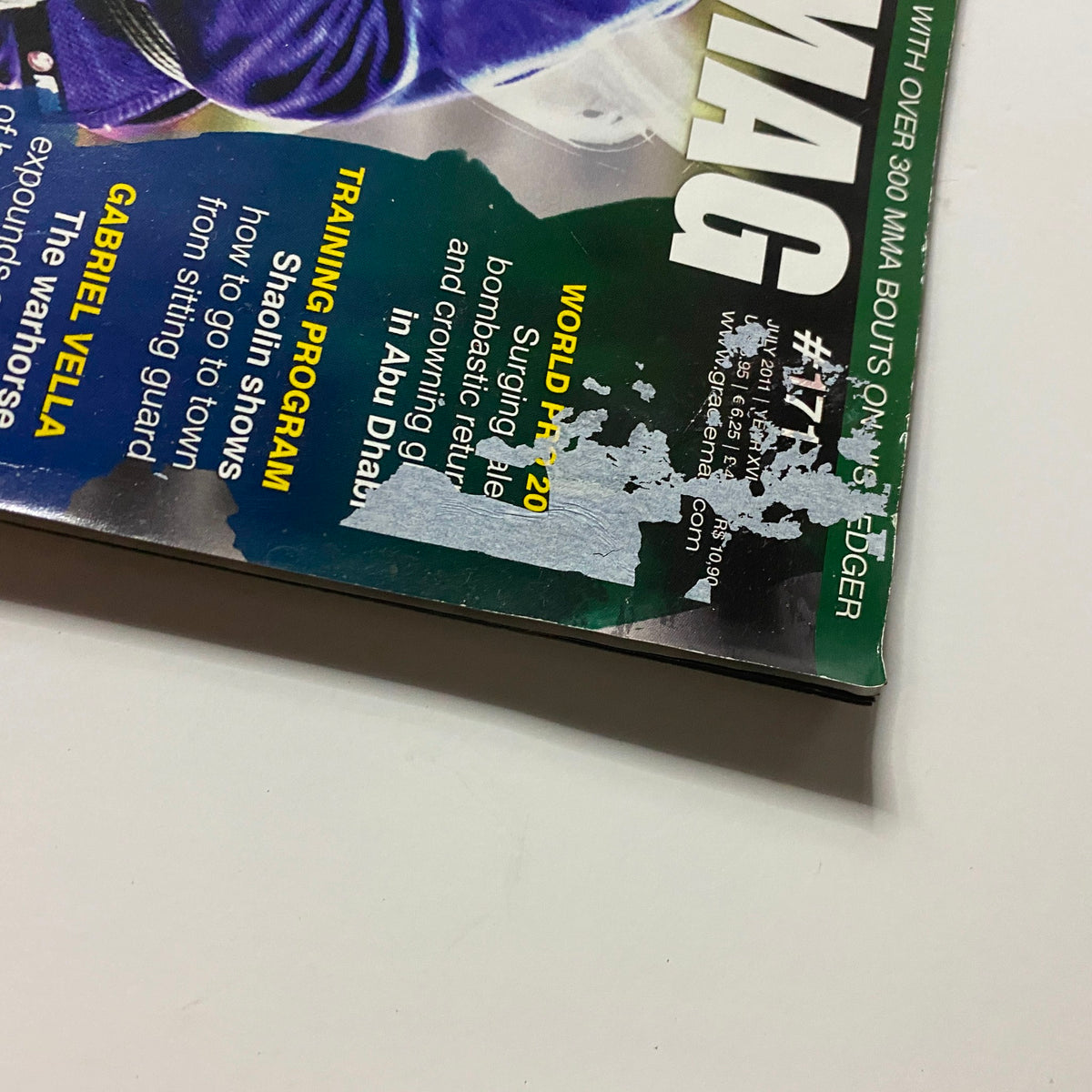 Gracie Magazine July 2011 #171 Tanquinho at World Pro 2011 No Label