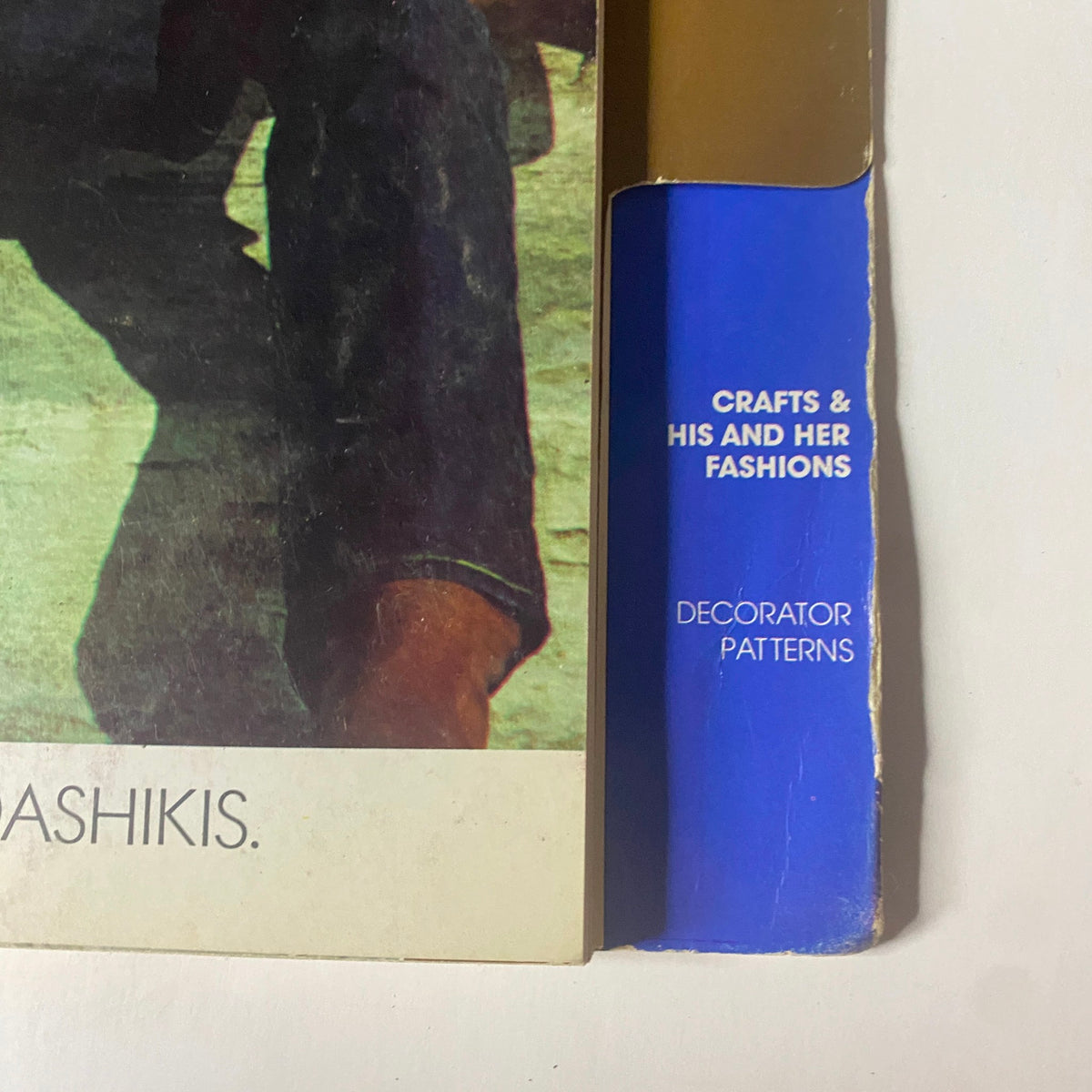 Detailed view of the 1973 Simplicity Fall and Winter School Catalog with a focus on crafts and fashion sections.