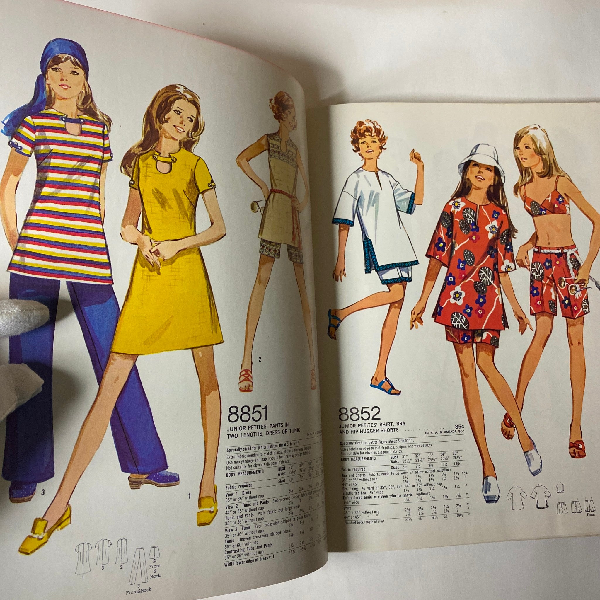 夏ページ Simplicity 1970 Summer Catalog Vintage Magazine