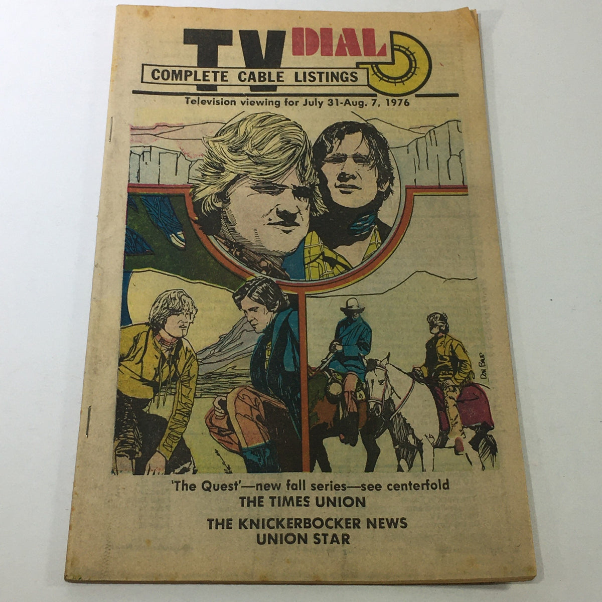Vintage TV Dial Complete Cable Listings July 31-August 7 1976 The Quest Fall Series
