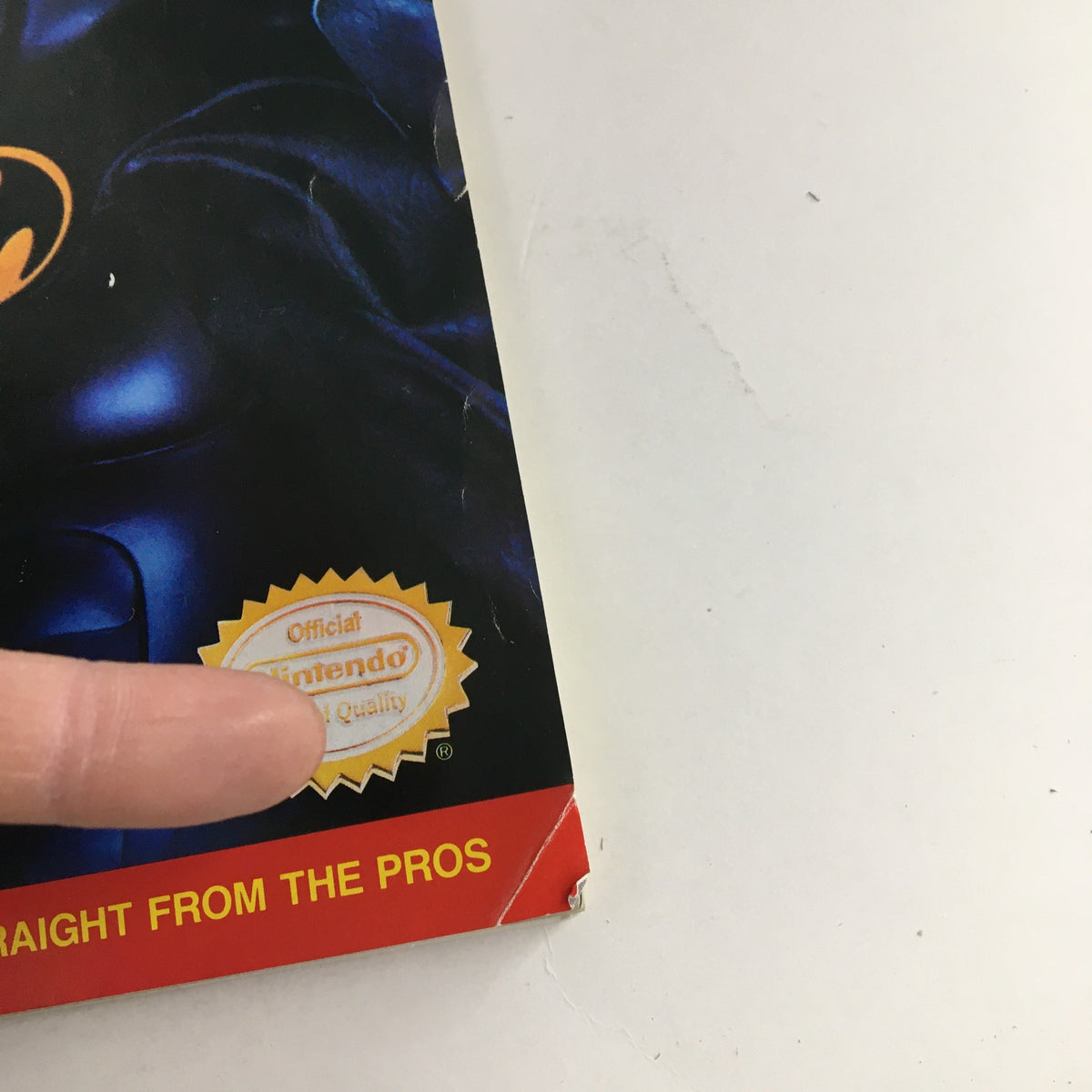 Close-up of the Nintendo Power Magazine May 1993 Vol 48 cover, focusing on the Official Nintendo quality seal. This highlights the magazine's authenticity and value for collectors.