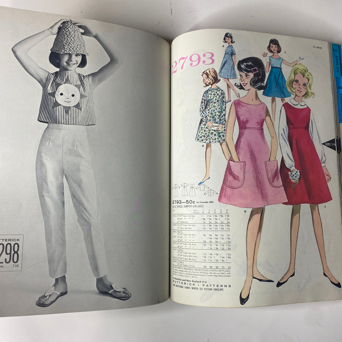 1963 Butterick June Catalog featuring a range of fun and creative sewing patterns for young girls and women, capturing the essence of 1960s vintage styles.