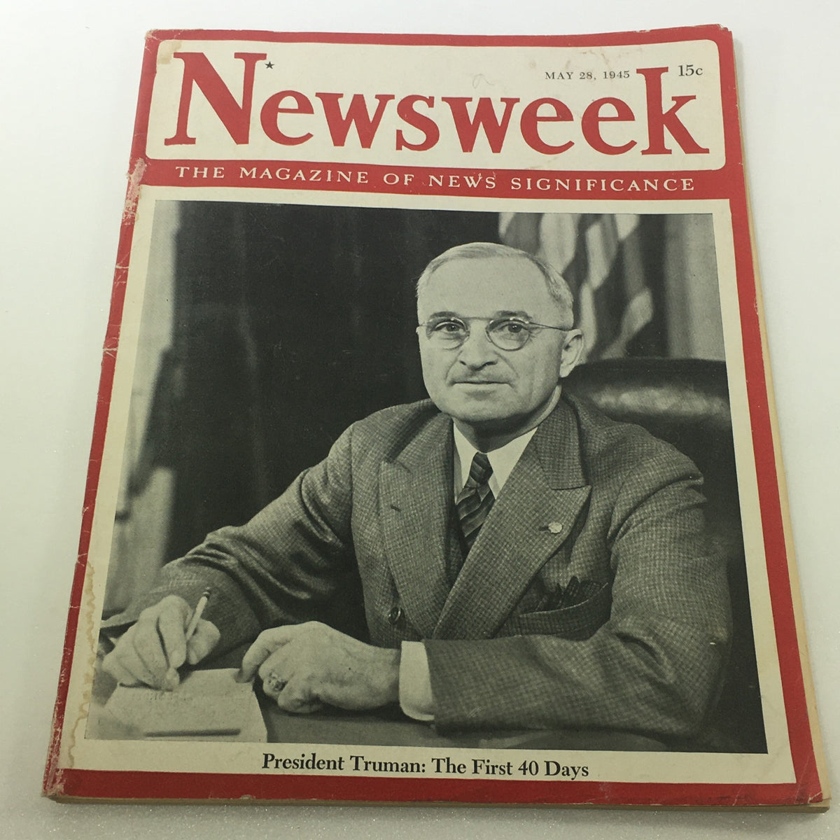 Newsweek Magazine: May 28 1945 - U.S. President Harry S. Truman / Newsstand