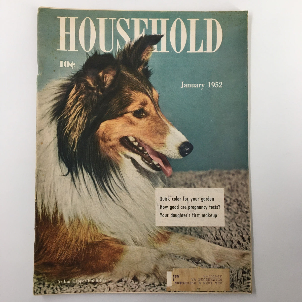 1952 Vintage Household Magazine