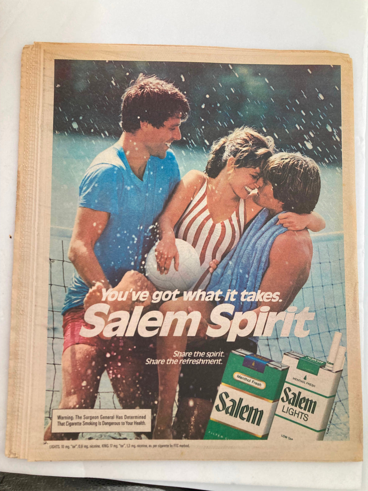 The Sporting News Tabloid June 27 1983 MLB Giants issue featuring Darrell Evans showcases an important moment in baseball history, with a vintage advertisement on the cover. The design highlights the playful spirit of summer, featuring three friends enjoying a fun day outdoors, reinforcing a nostalgic connection to the era.