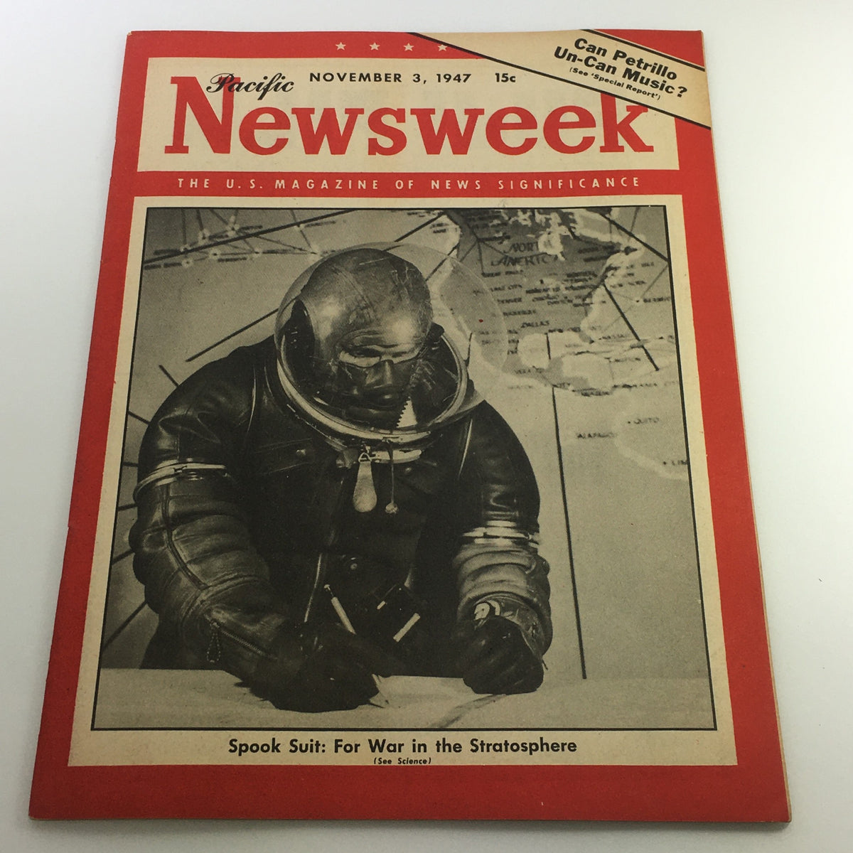 Vintage Newsweek Magazine November 3 1947 - James Petrillo / Pacific / No Label