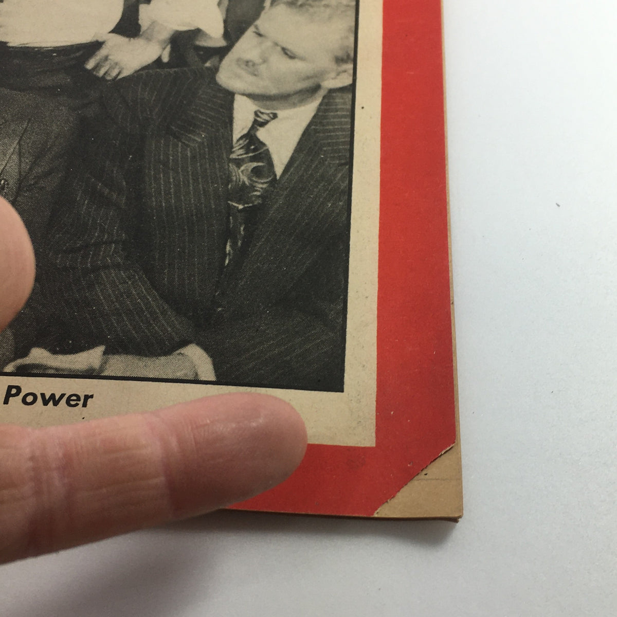 Close-up of the cover page of the VTG Newsweek Magazine from November 17, 1947, featuring the title and vintage style graphics.