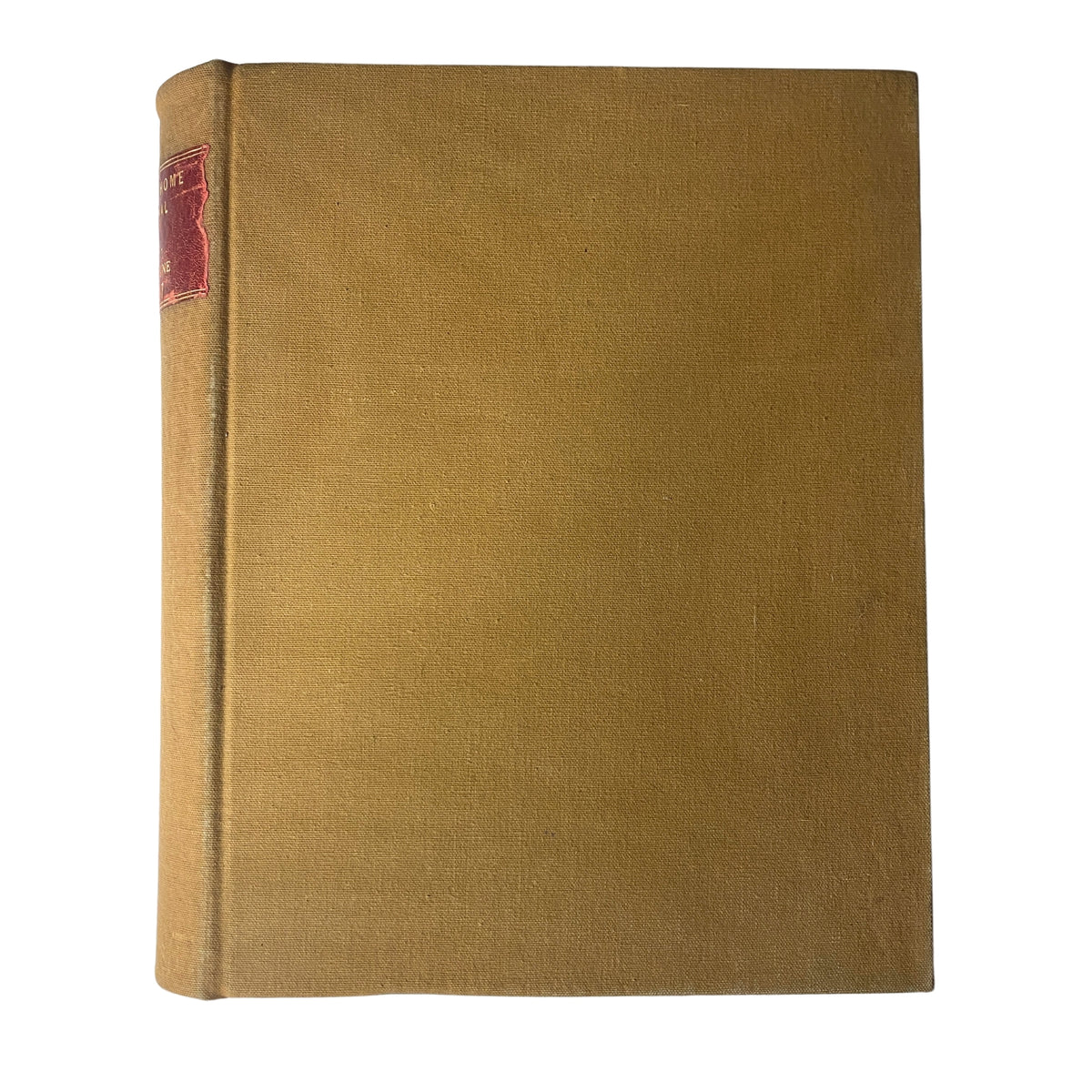 Ladies' Home Journal Library Bound Magazine 1947 Full Year January - June, showing the spine of the bound volume in yellow cloth with a red label.