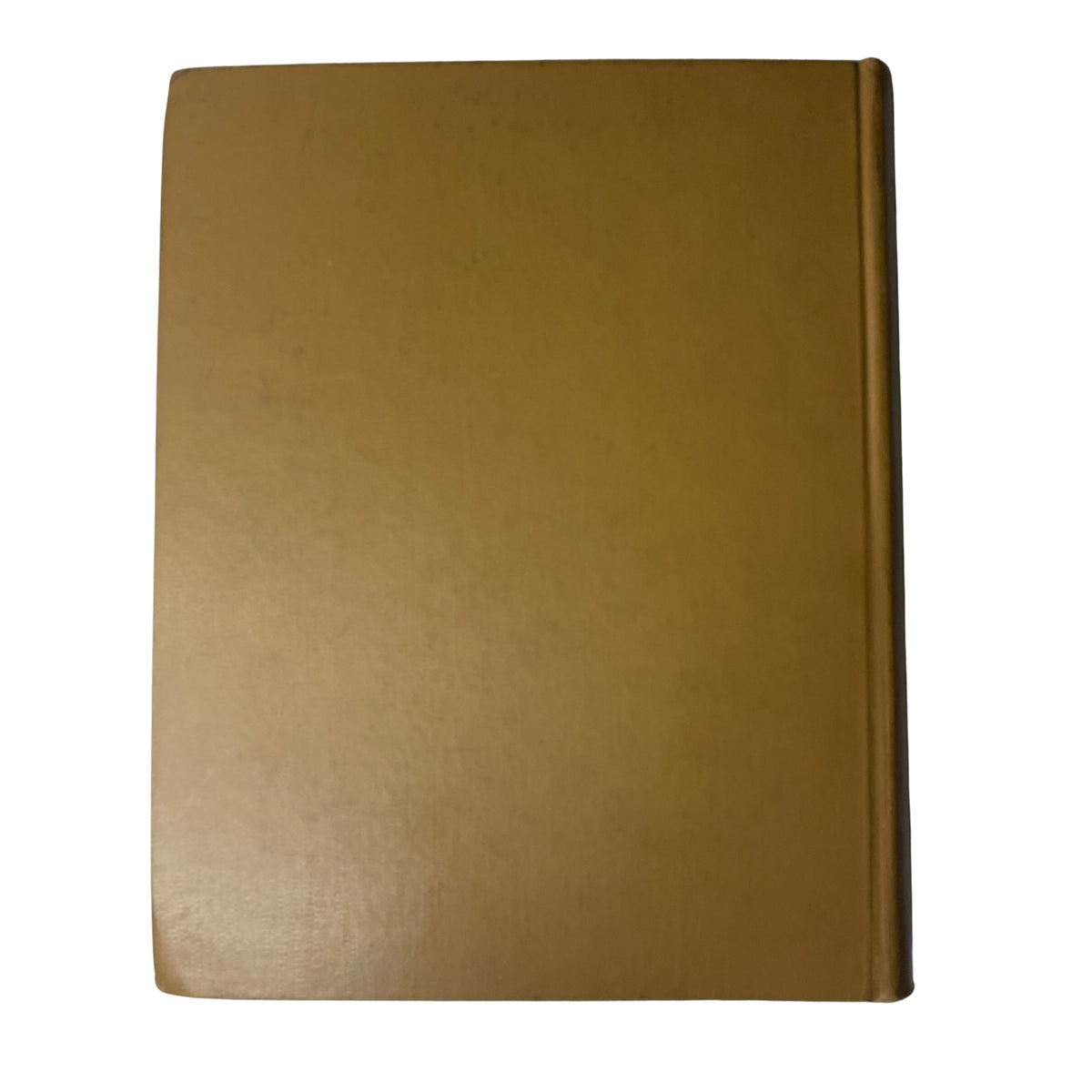 Photograph of the back cover of the Ladies' Home Journal Bound Magazine for 1958, showcasing its simple design, emphasizing the collection's vintage appeal.