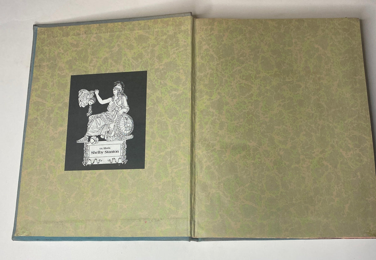 Ladies' Home Journal Bound Magazine 1938, featuring inside illustrations and an ex libris of Shelby Stranton. Ideal for collectors of vintage periodicals.