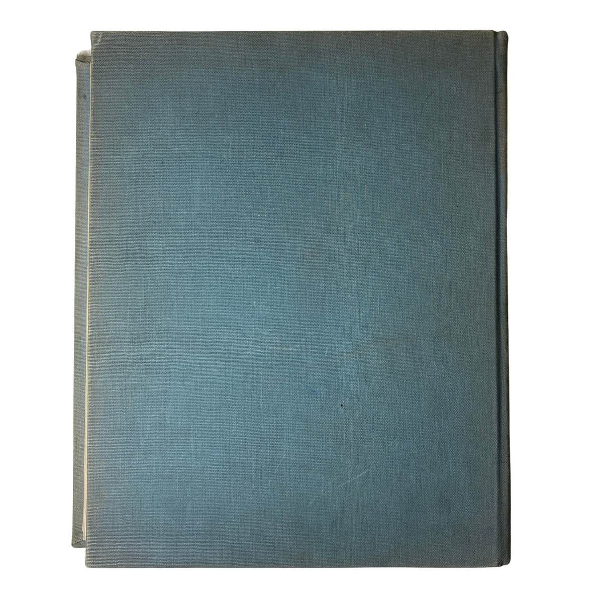 Ladies' Home Journal Bound Magazine 1941 Bound Volume Back Cover, showing the plain blue hardcover, perfect for collectors.