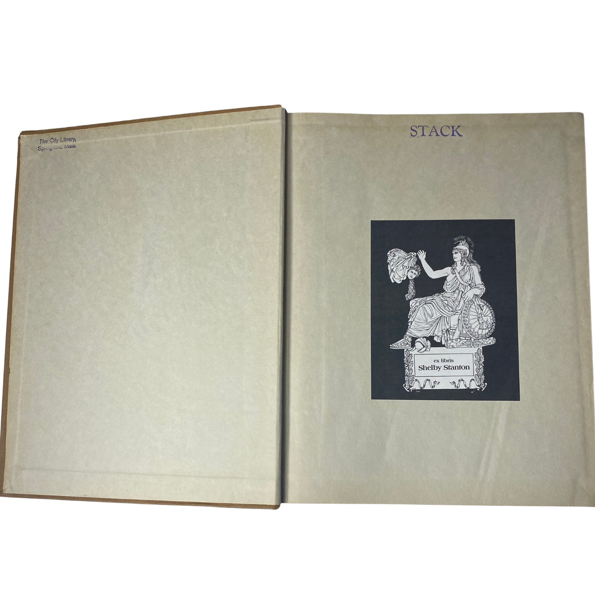Inside view of Ladies' Home Journal Library Bound Magazine 1956 displaying the cover page and library tag.
