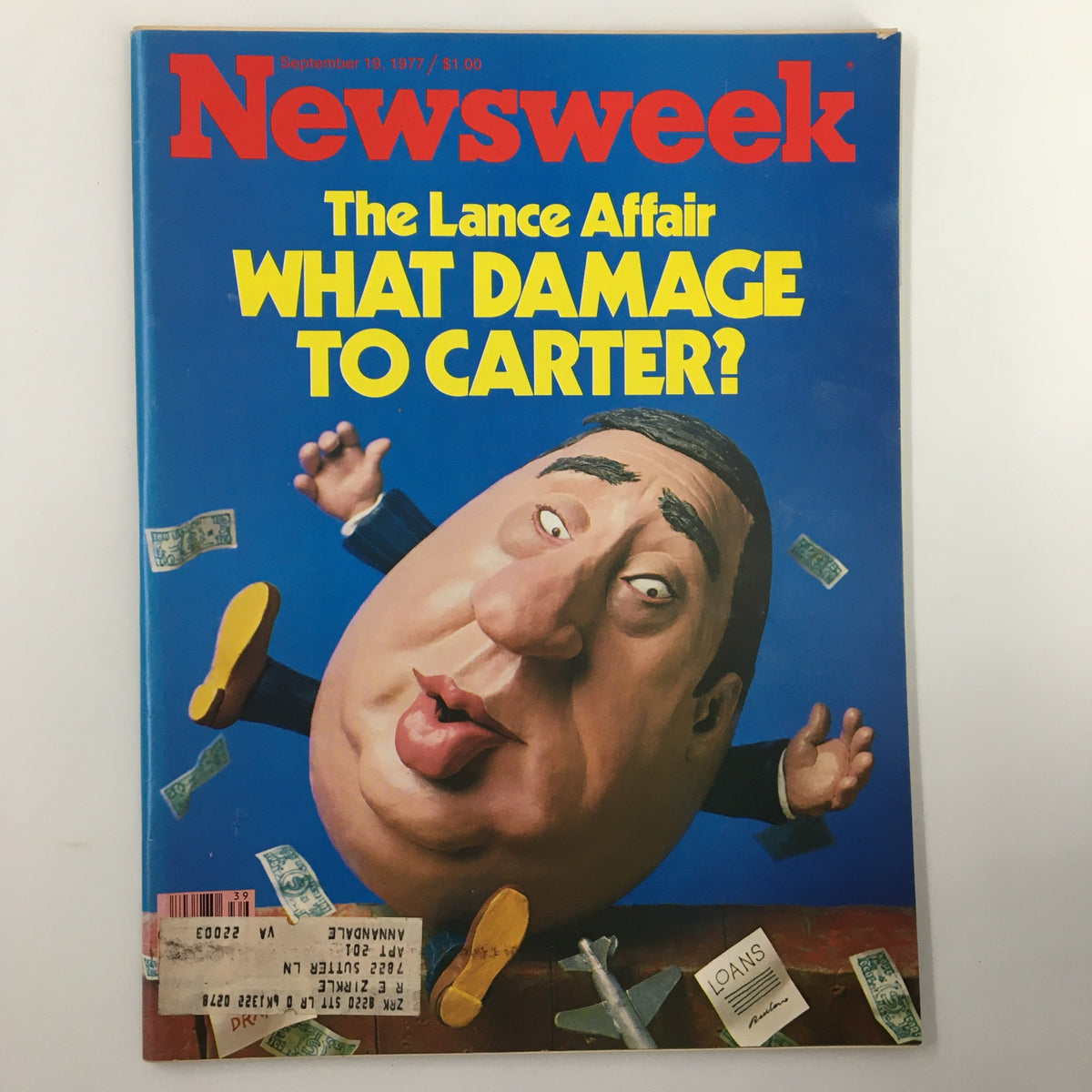 Vintage Newsweek Magazine September 19 1977 The Lance Affair What Damage to Carter?
