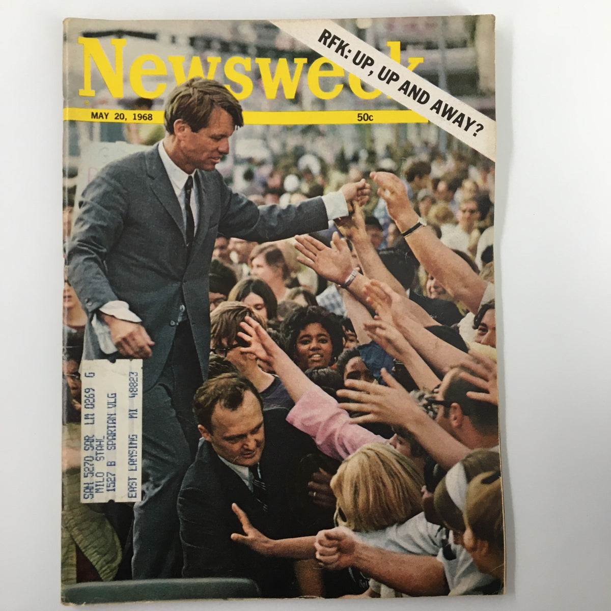 Vintage Newsweek Magazine May 20 1968 Robert F. Kennedy Up, Up and Away