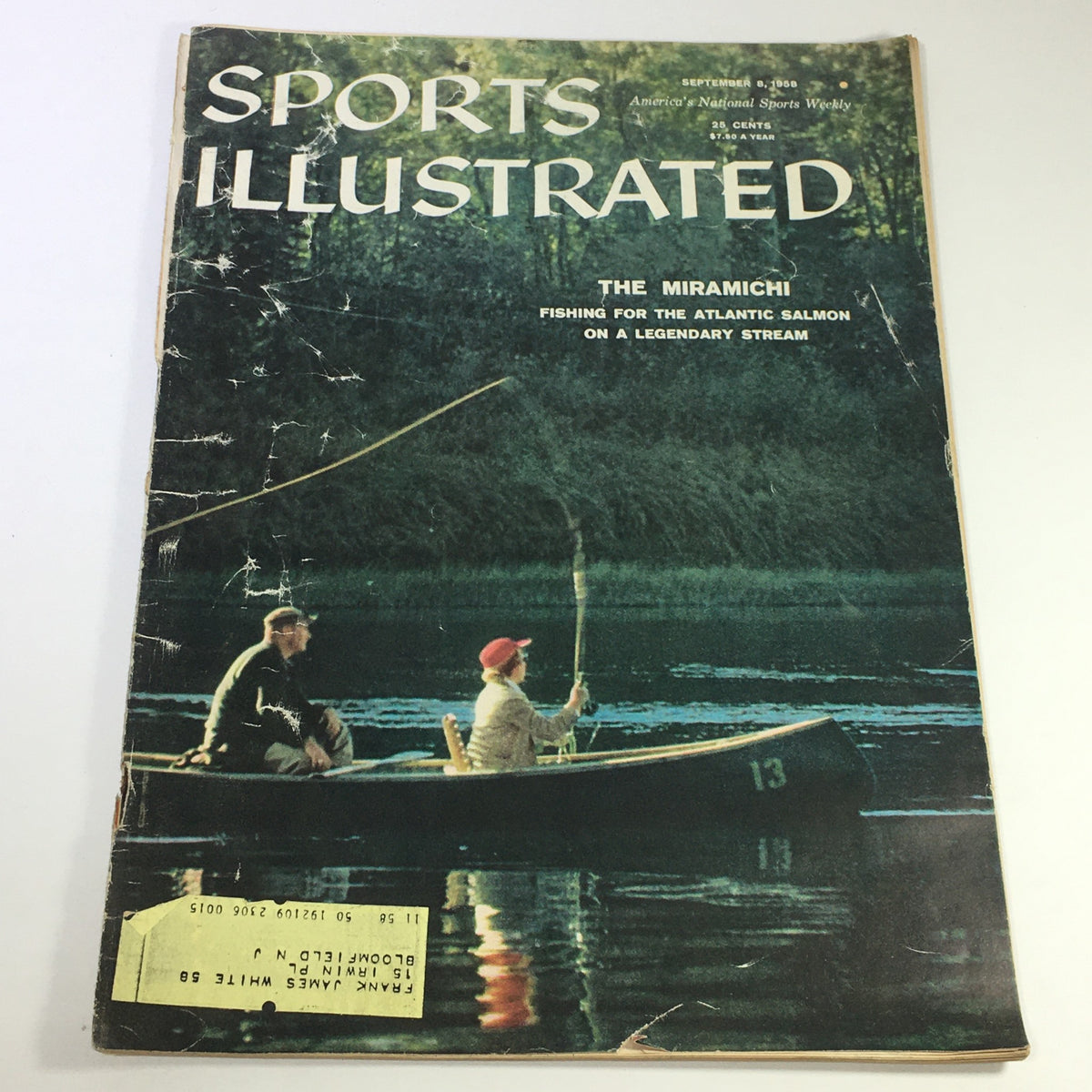 Vintage Sports Illustrated Magazine September 8 1958 The Miramichi Legendary Stream