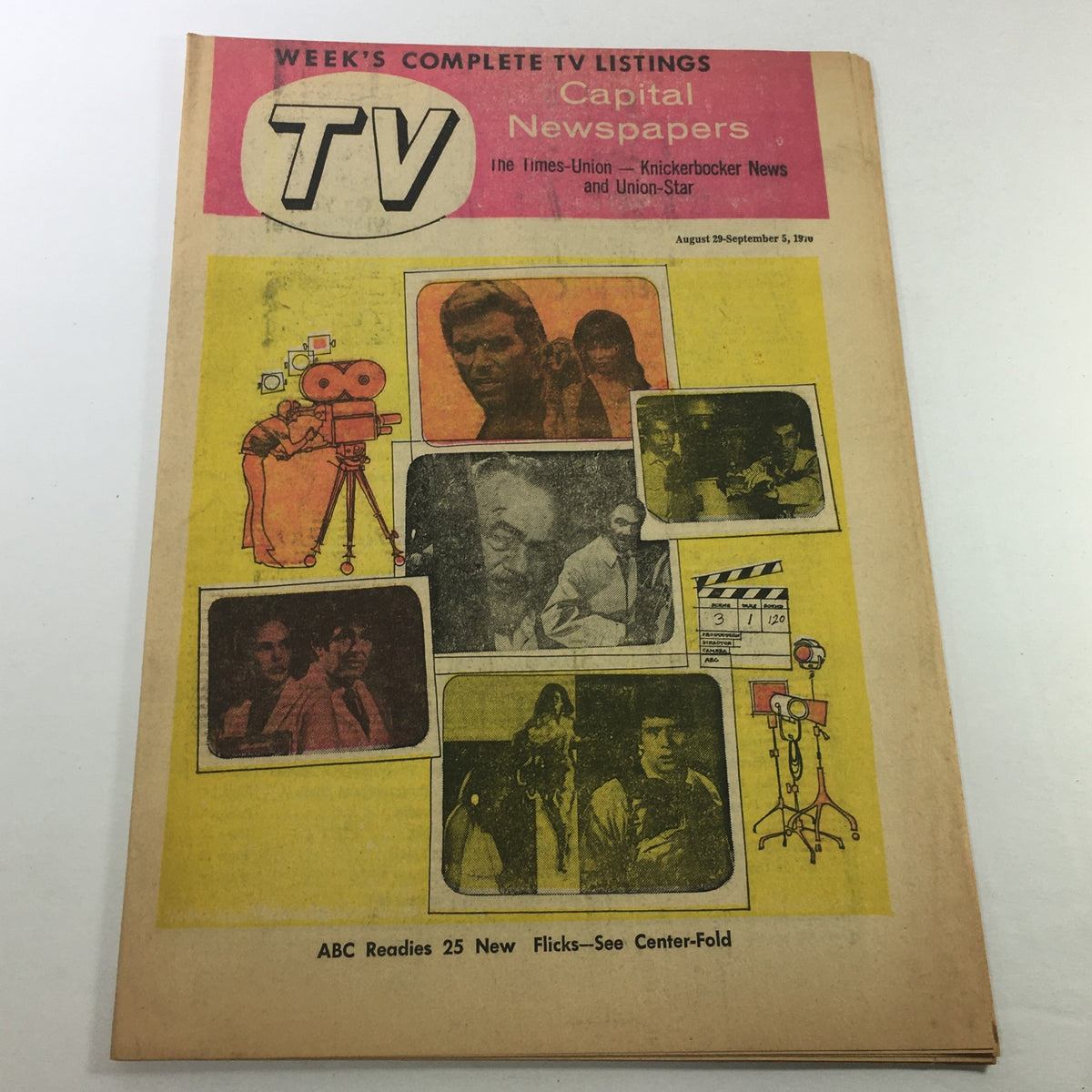 Vintage TV Week's Complete TV Listings August 29-September 5 1970 ABC Readies Flicks