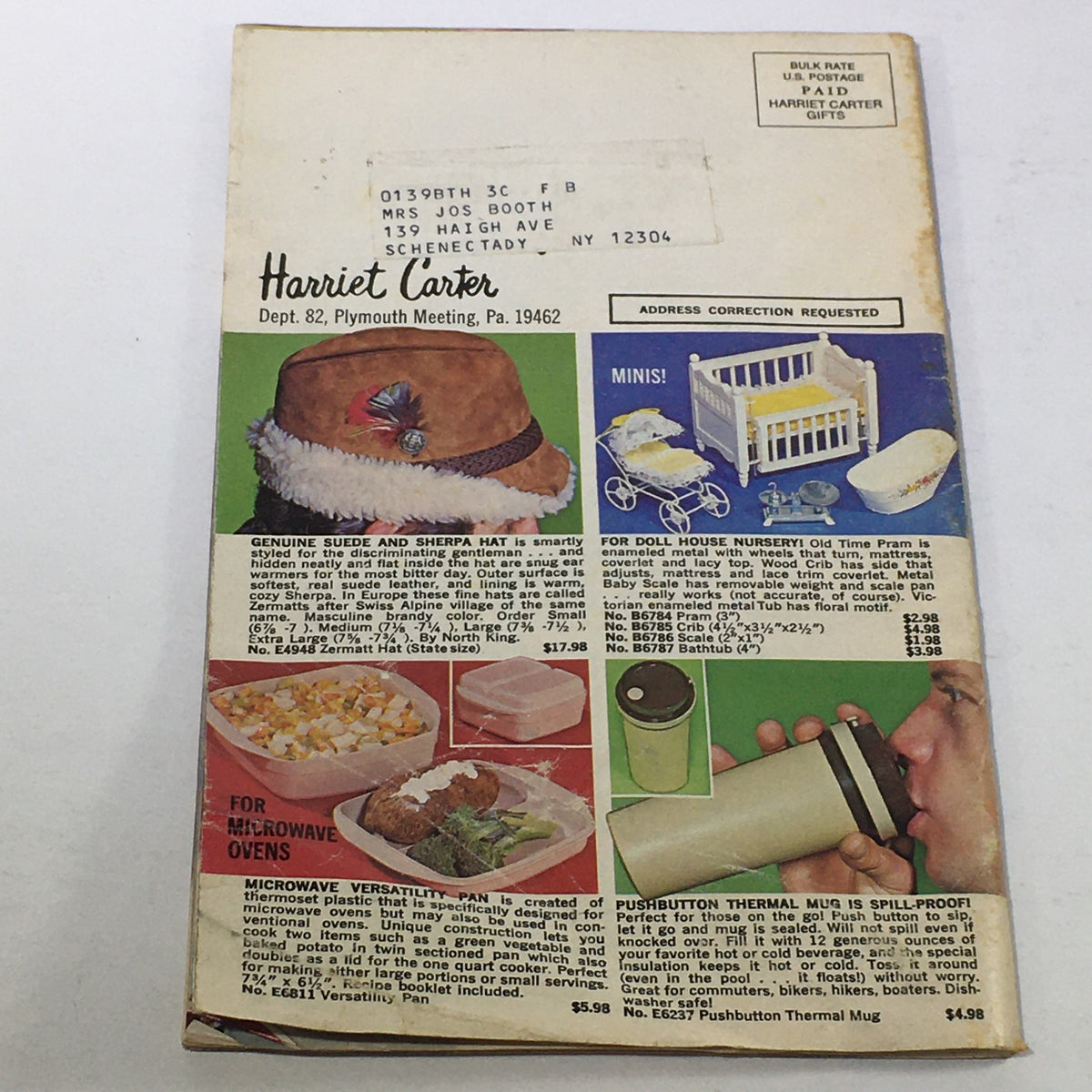 Vintage RARE Harriet Carter Distinctive Gifts Ideas Price Guide Catalog