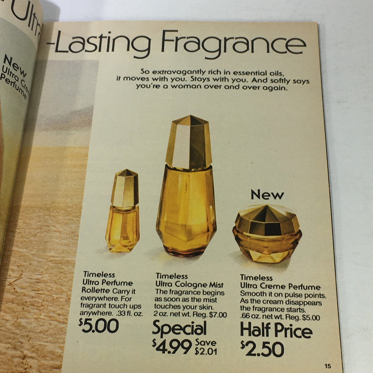 Vintage Avon Christmas Price Guide Catalog December 1974 Bell Cologne Decanter