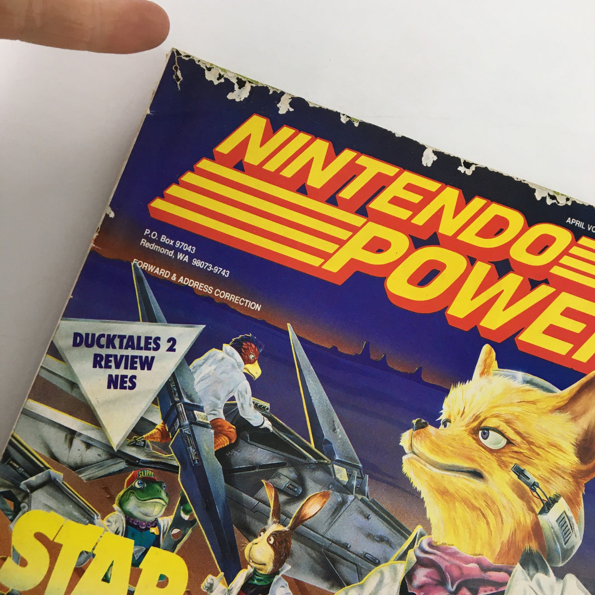 Nintendo Power Magazine April 1993 #47 Star Fox Super FX Heroics w Poster