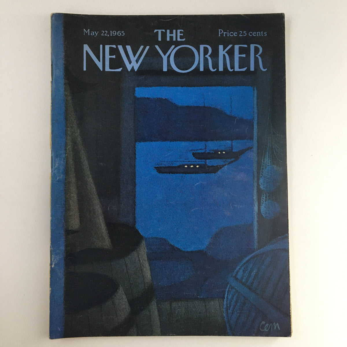 The New Yorker Magazine May 22 1965 Full Theme Cover by Charles E. Martin