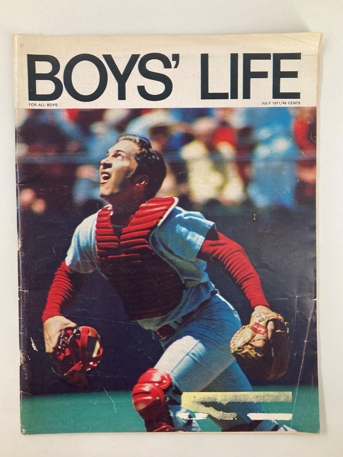 Vintage Boys' Life Magazine July 1971 Johnny Bench in What Baseball Means To Me