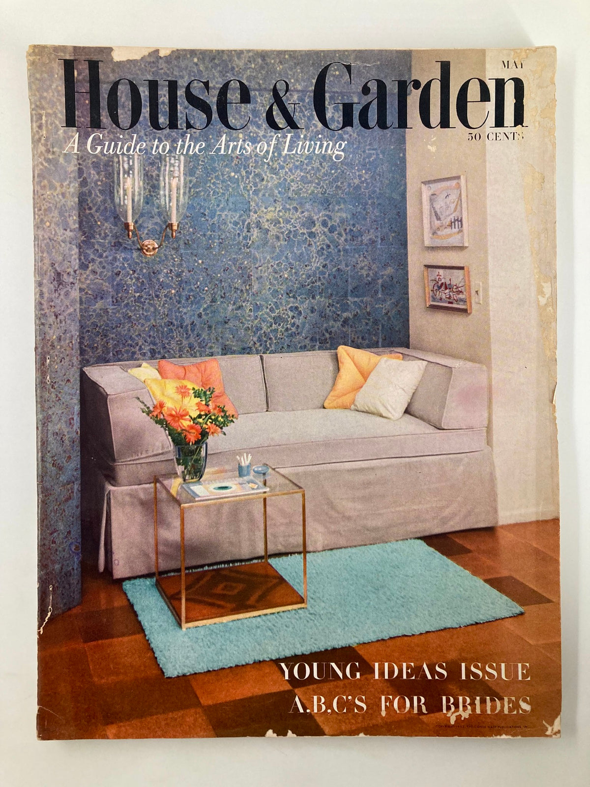 Vintage House & Garden Magazine May 1953 A.B.C's For Brides No Label