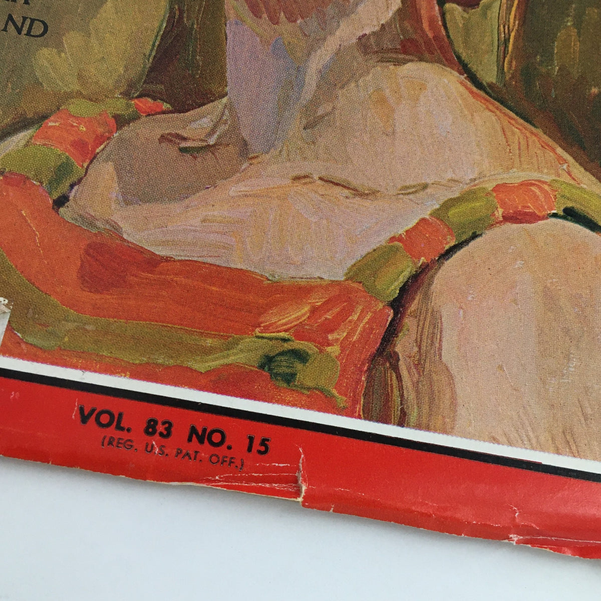 Detail of the illustrated cover of Time Magazine featuring Barbra Streisand, published on April 10, 1964, Volume 83, Number 15.
