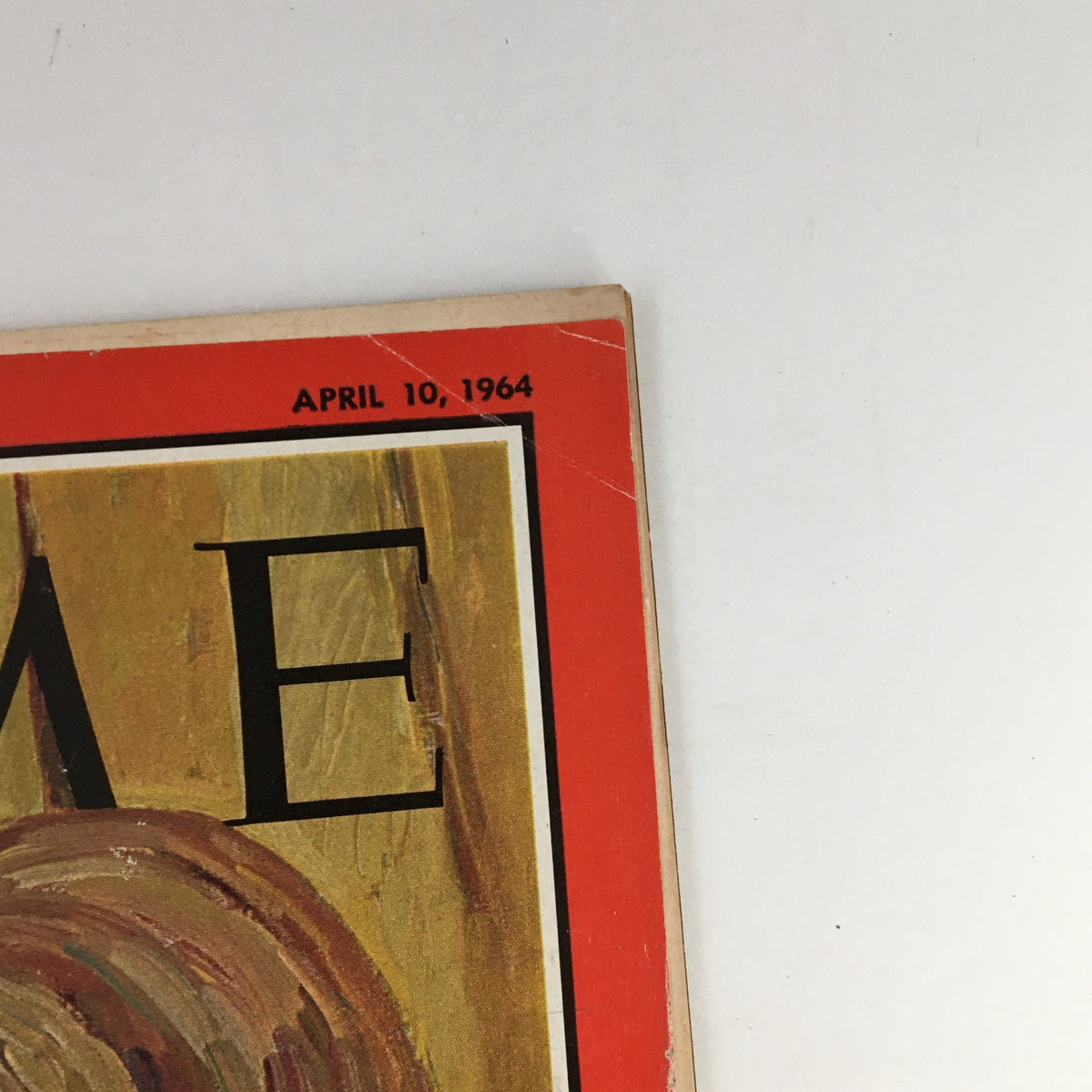 Top section of the Time Magazine cover from April 10, 1964, highlighting the title and publication date, featuring Barbra Streisand.