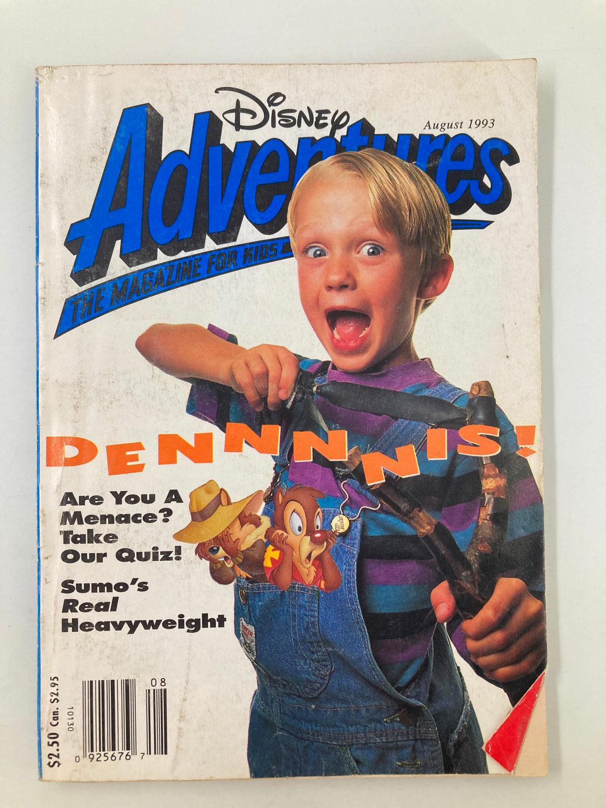 Disney Adventures Magazine August 1993 Dennis The Menace No Label
