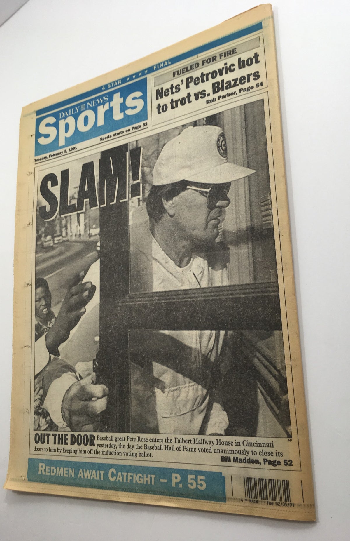 New York Daily News: Feb 5 1991, Giants Linebacker L.Taylor arrested in Hawaii