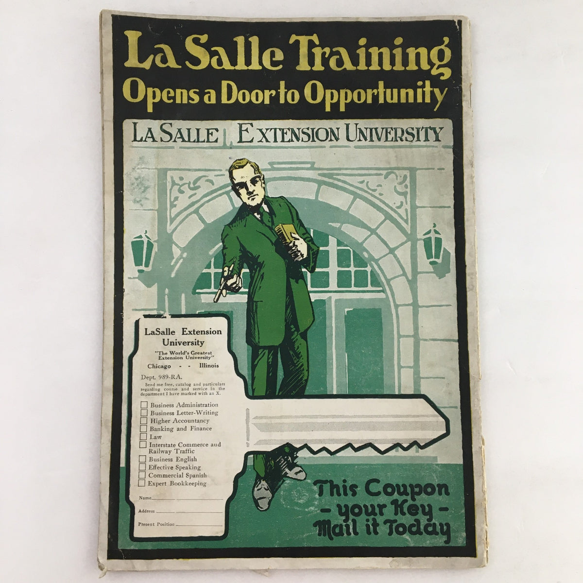 Advertisement page from Personal Efficiency Magazine September 1919 promoting La Salle Training for personal and professional development.