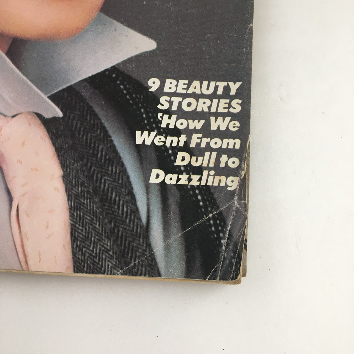 Cover detail of Redbook Magazine September 1982, showcasing a feature on beauty stories, with text stating '9 Beauty Stories: How We Went From Dull to Dazzling'.