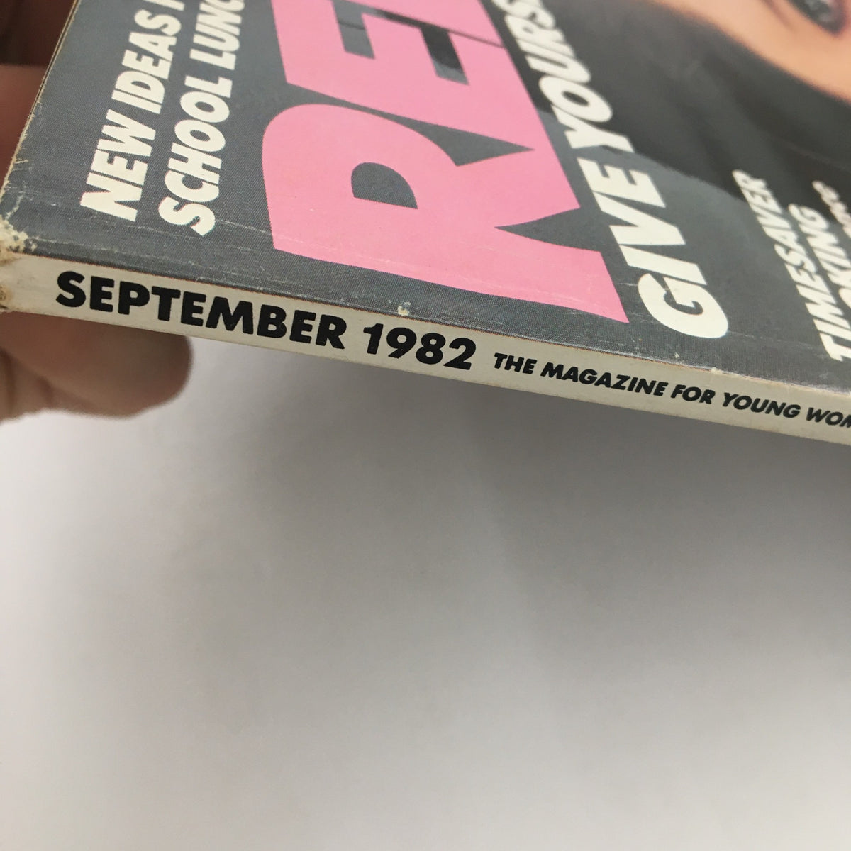 Side view of the Redbook Magazine September 1982, displaying the publication date and tagline, 'The Magazine for Young Women'.
