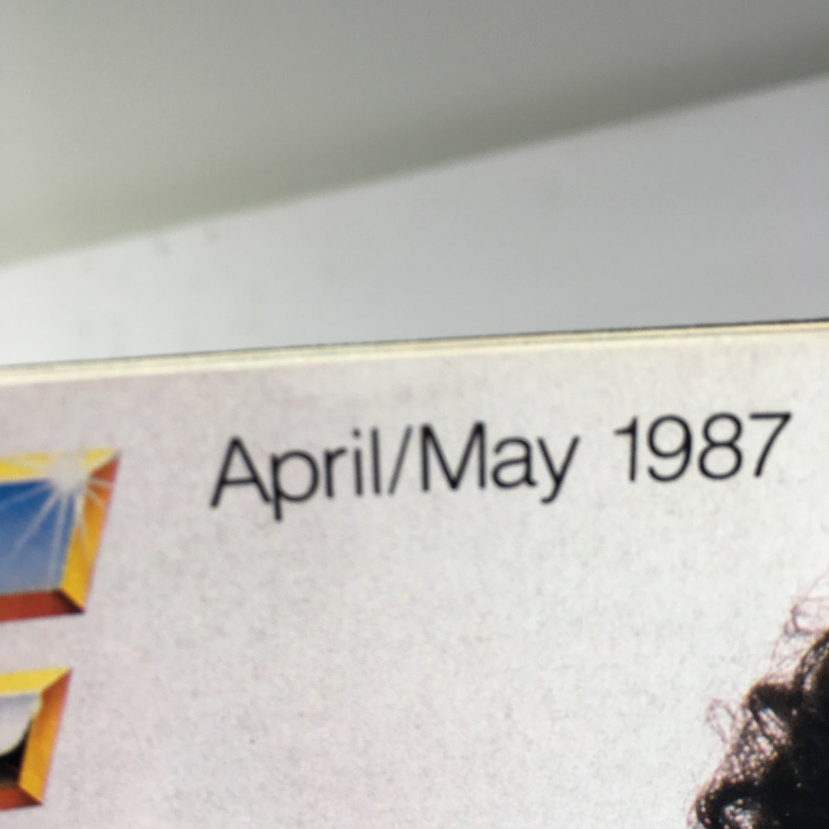 WWF Magazine cover featuring title 'April/May 1987', highlighting Hulk Hogan and Andre the Giant from Wrestle Mania III.