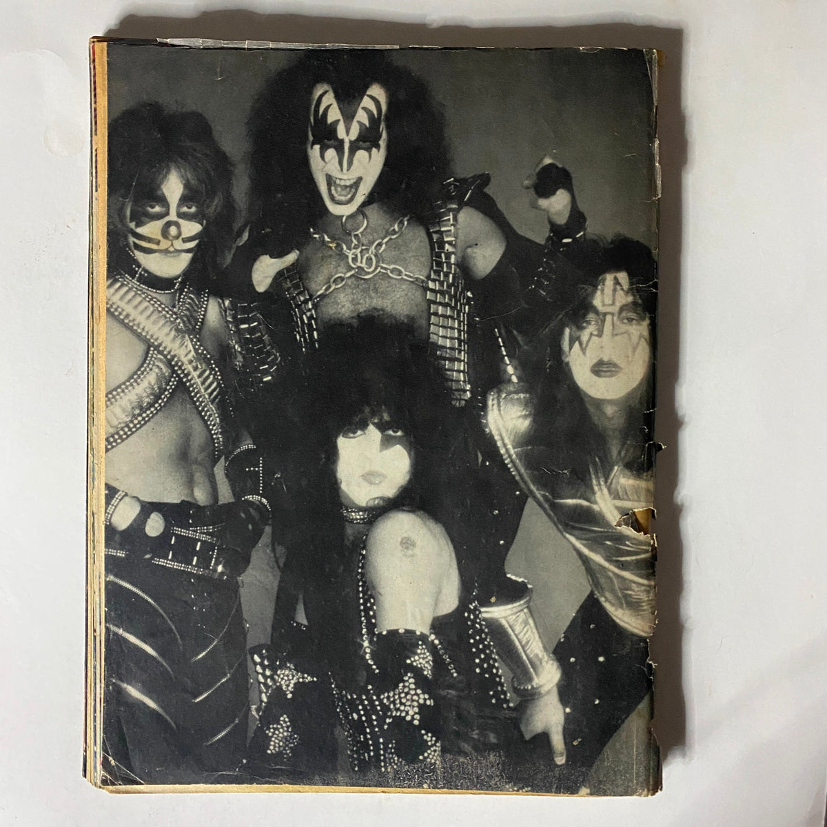 Cover of VTG Hard Rock Magazine January 1979 featuring a vintage black and white photo of a rock band. The magazine highlights key figures from the rock music scene, reflecting the culture and style of the late 1970s.