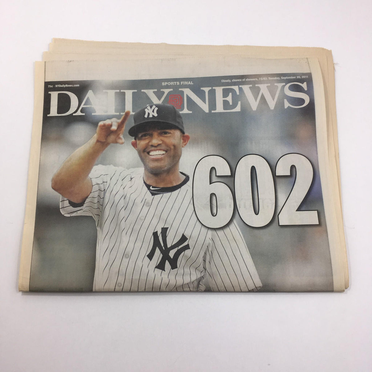 NY Daily News: 09/10/11, 602 Mo Breaks Save Record, Pitchers Way Into History